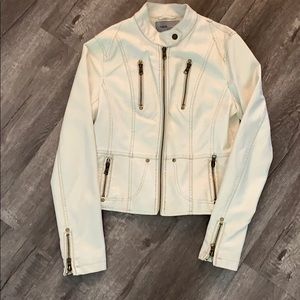 Foreign exchange leather jacket